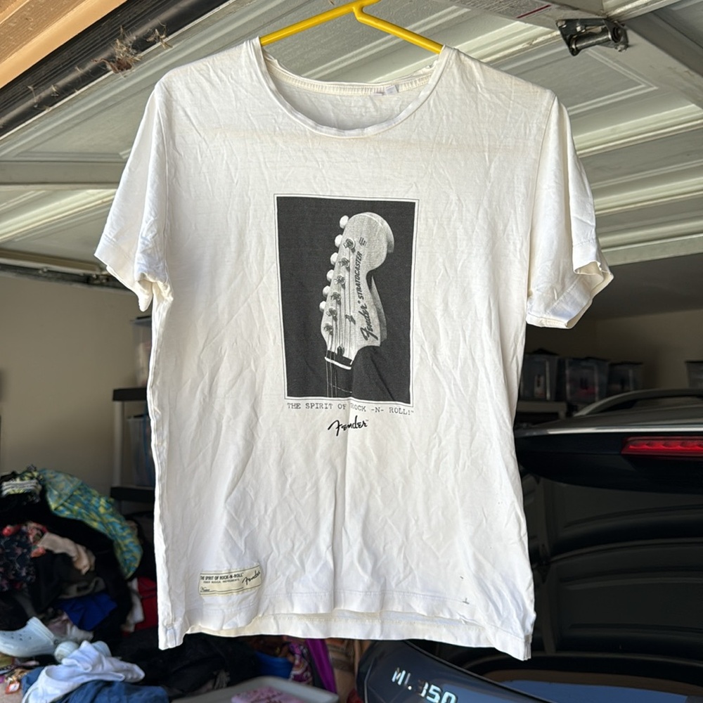 Fender × Japanese Brand × Rock Tees Fender - The Spirit Of Rock N Roll T Shirts - Picture 2 of 8